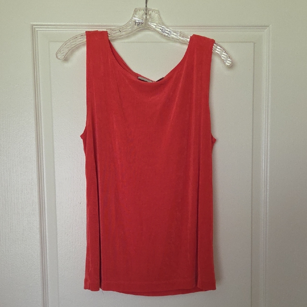 Chico's Travelers Salmon Pink Tank Top